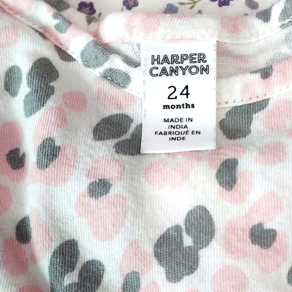 Toddler Girl Long Sleeve Top and Fleece Lined Leggings pair 2T - Picture 4 of 7